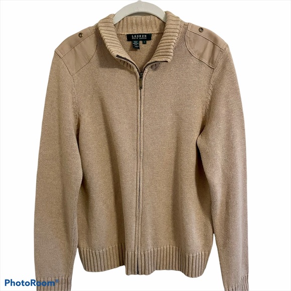 Lauren Ralph Lauren Sweaters - Lauren Ralph Lauren Zip Cardigan L